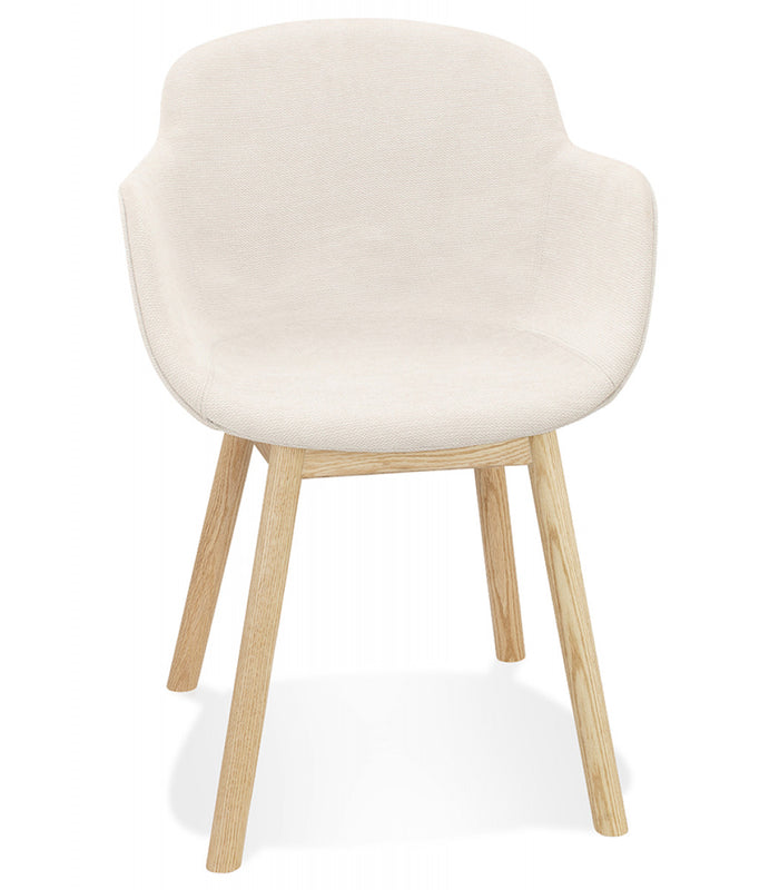 ALTEREGO ROSSINI Stoel met armleuningen - Beige