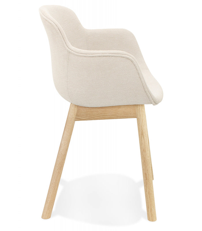 ALTEREGO ROSSINI Stoel met armleuningen - Beige