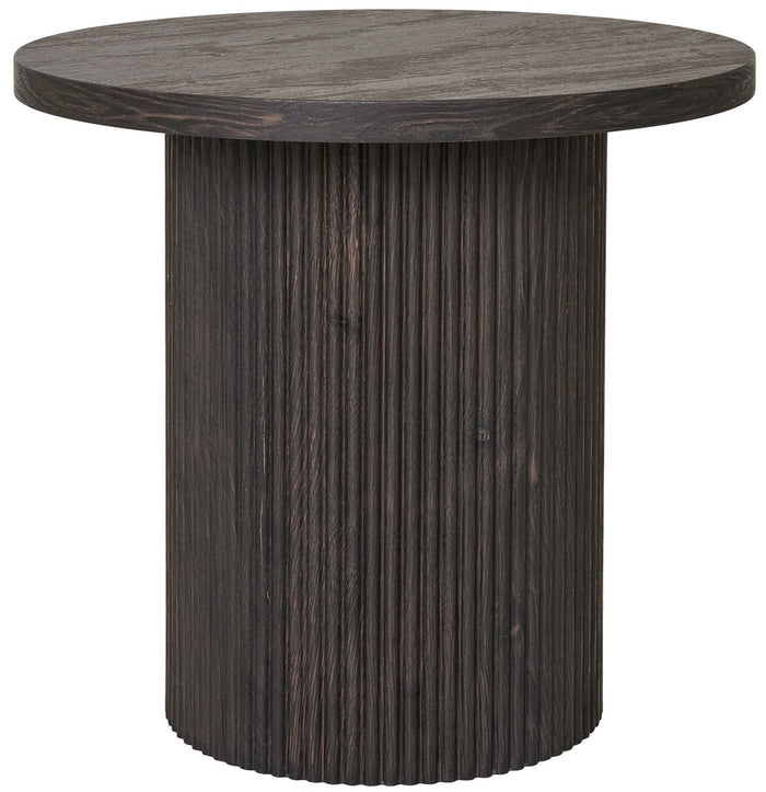 House Nordic Boavista Ronde Bijzettafel Donkerbruin