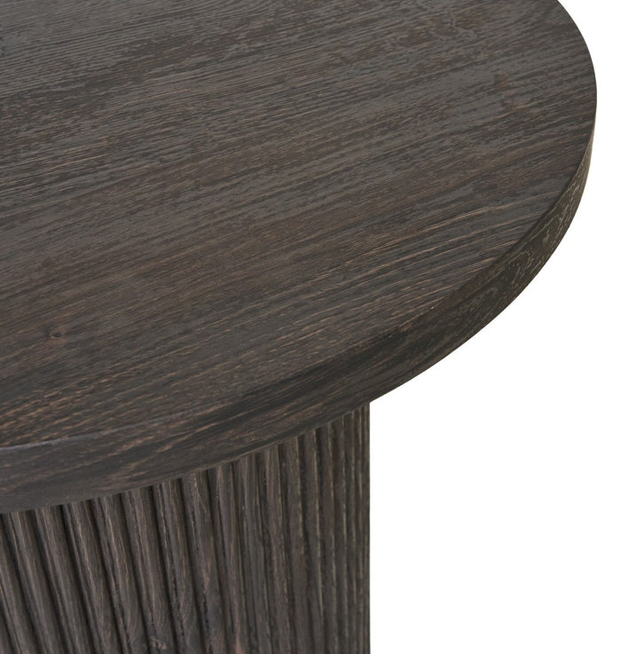 House Nordic Boavista Ronde Bijzettafel Donkerbruin