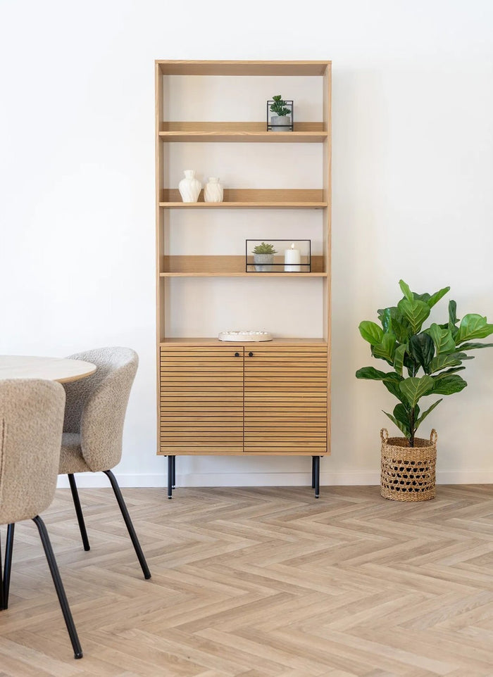 House Nordic Kyoto Eiken Boekenkast H200 cm