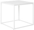 House Nordic Vita Witte Bijzettafel Vierkant