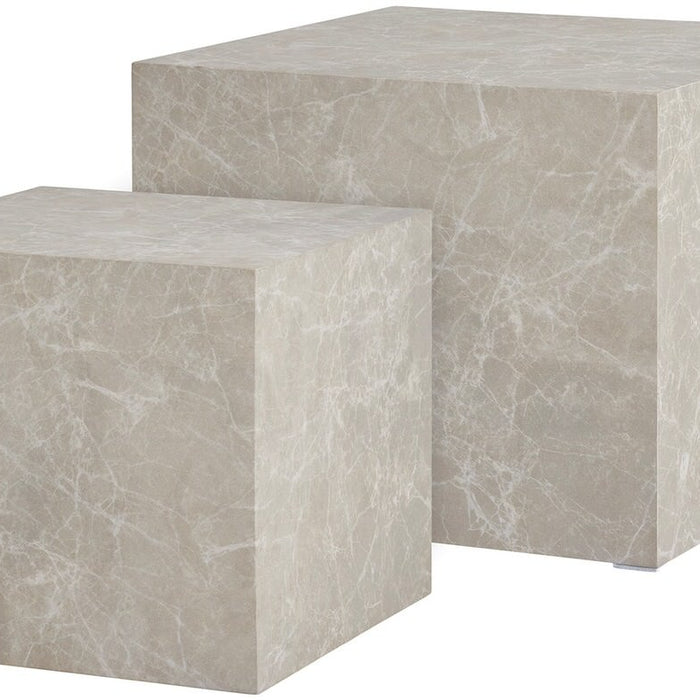 House Nordic Prague Beige Salontafel Set Marmerlook