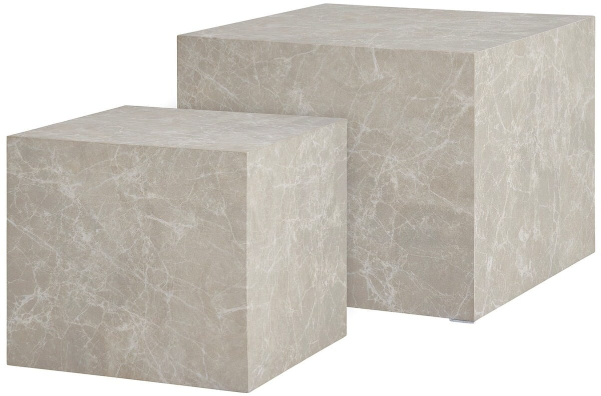 House Nordic Prague Beige Salontafel Set Marmerlook