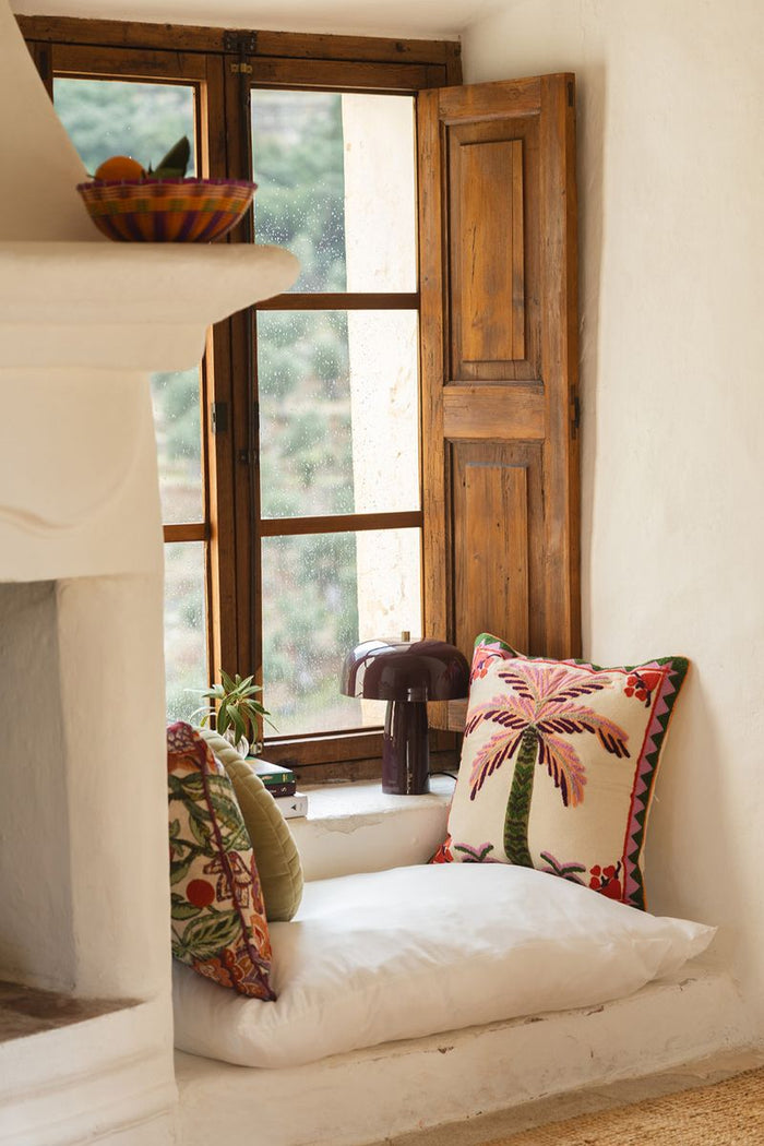 Sissy-Boy Donkerpaarse cupola tafellamp