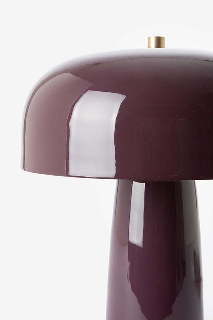 Sissy-Boy Donkerpaarse cupola tafellamp
