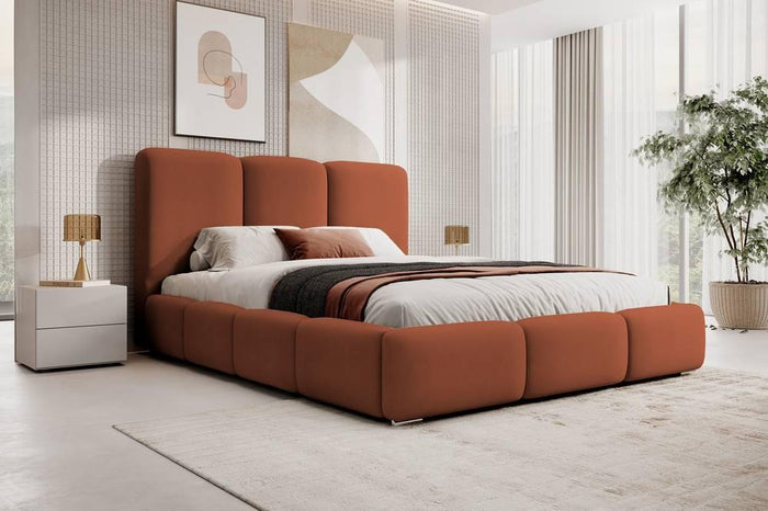 NADUVI Collection Bedframe Briar velvet 140x200