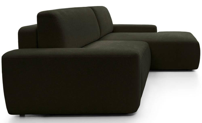 NADUVI Collection Hoekslaapbank Elis rechts met opbergvak chenille