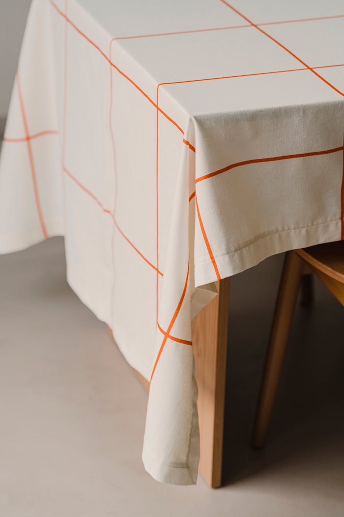 noo.ma MARR Tafelkleed - 140x250 cm - Orange Peel