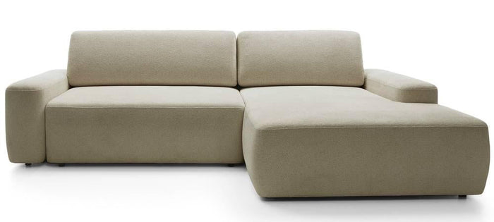 NADUVI Collection Hoekslaapbank Elis rechts met opbergvak chenille