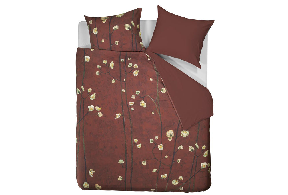 Beddinghouse x Van Gogh Plum Blossoms Dekbedovertrek 140 x 200|220 cm - Rood
