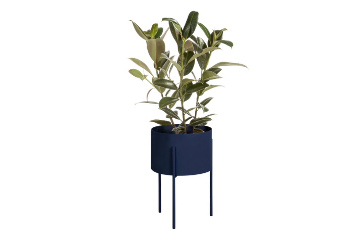 noo.ma MAKI Bloempot - breed - Storm Blue