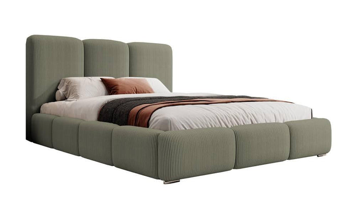 NADUVI Collection Bedframe Briar met opbergvak ribstof 180x200