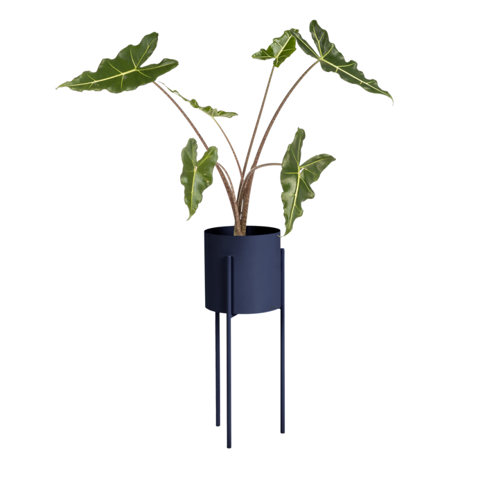 noo.ma MAKI Bloempot - lang - Storm Blue