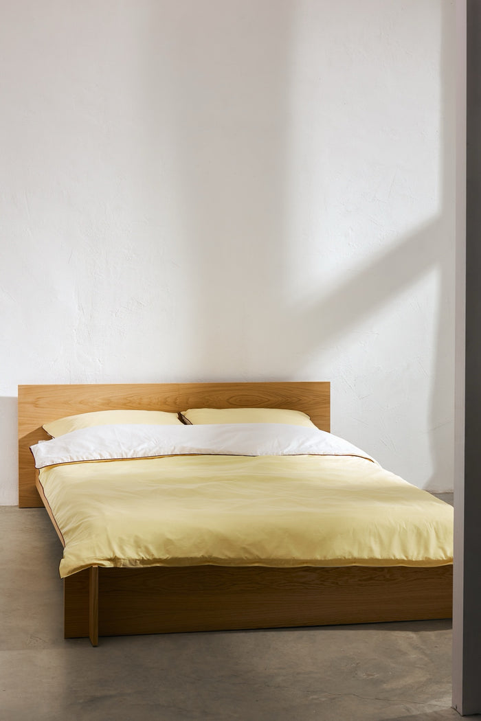 noo.ma OBA Dekbedovertrek - 220x240 cm - Sunny Yellow