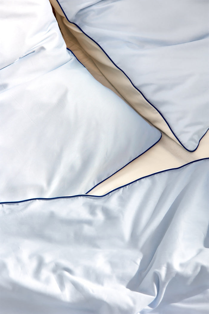 noo.ma OBA Dekbedovertrek - 140x200 cm - Baby Blue