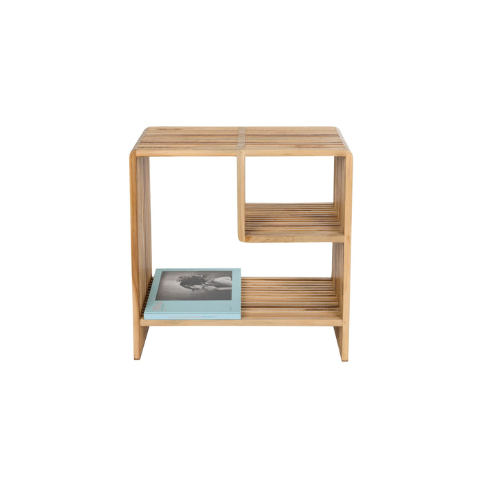 Housecraft Living Djia Bijzettafel| Nachtkastje Teak Hout - Bruin