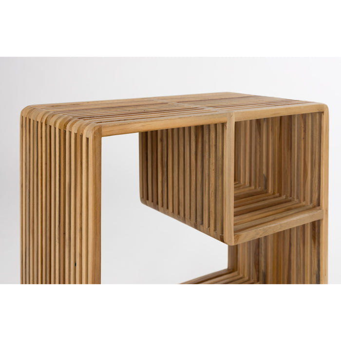 Housecraft Living Djia Bijzettafel| Nachtkastje Teak Hout - Bruin