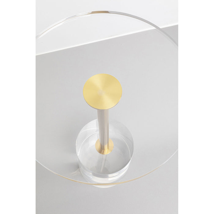 Kare Design Ghost Bijzettafel - transparant - Ø35cm