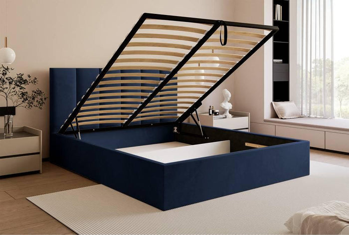 NADUVI Collection Bedframe Carolina met opbergvak velvet 160x200