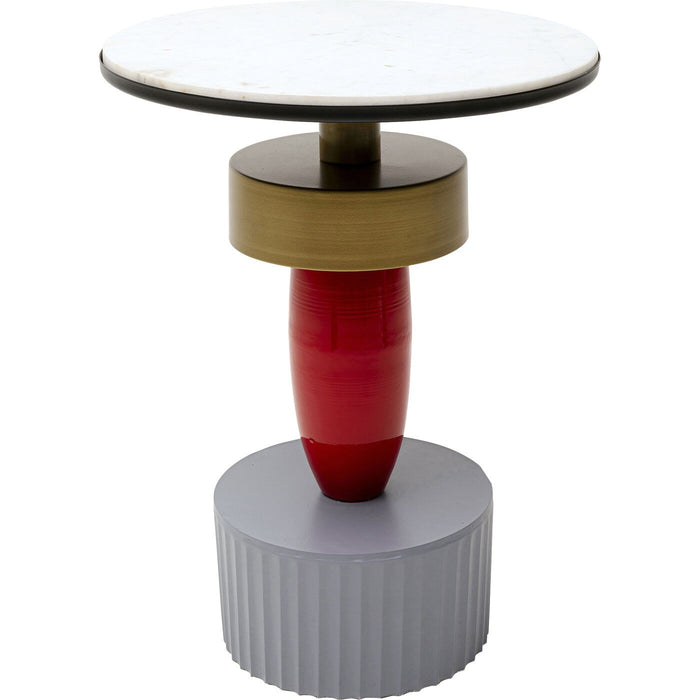 Kare Design Memphis Stone Bijzettafel - Ø40cm