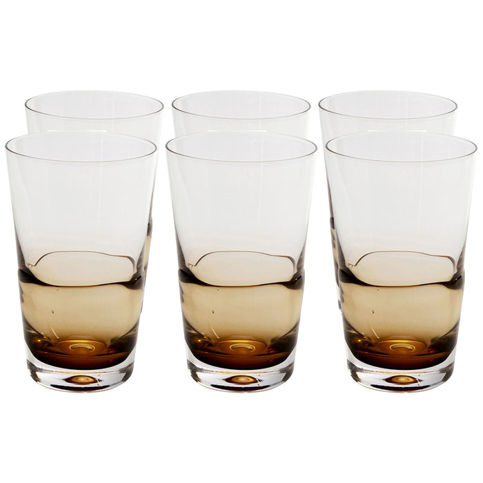Kare Design Mimi waterglazen - amber - 6st
