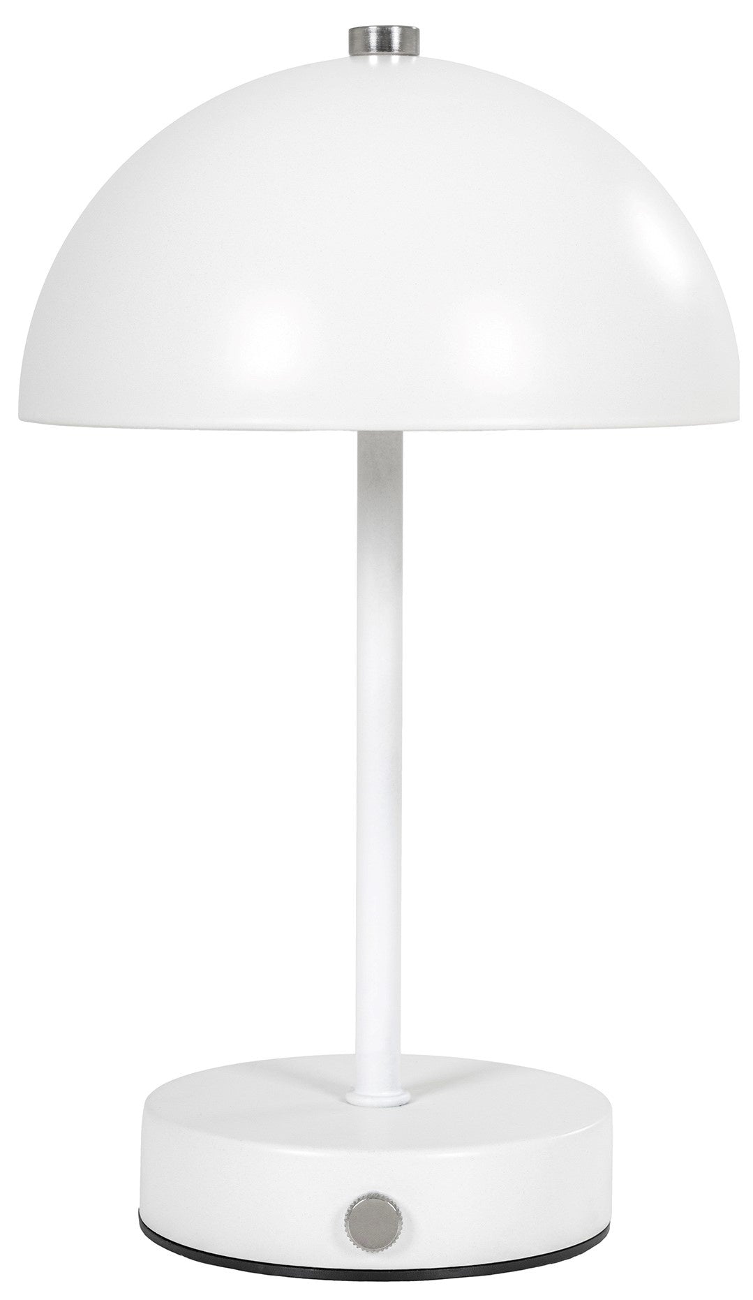 House Nordic Holt Wit LED Tafellamp Oplaadbaar