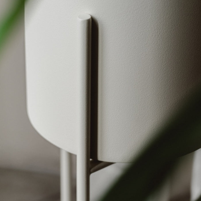 noo.ma MAKI Bloempot - breed - Piazza Beige