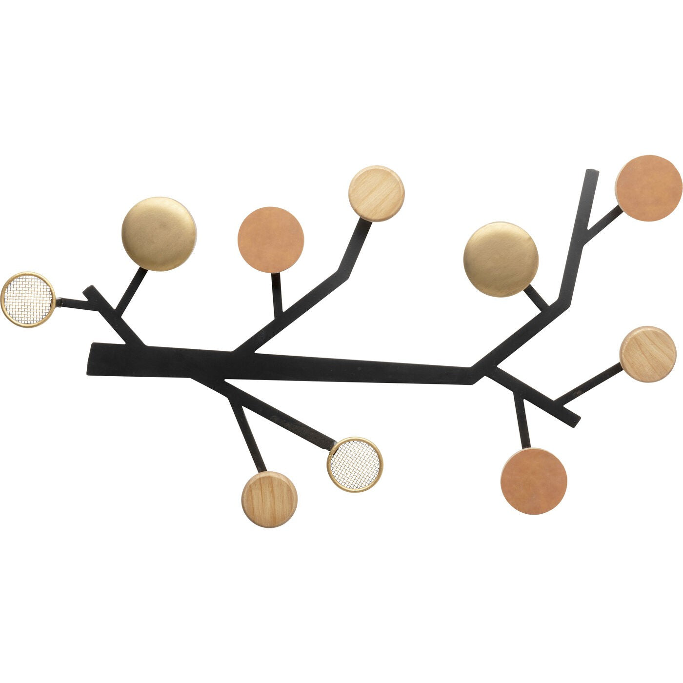 Kare Design Bubble Tree Wand Kapstok - 40cm - bruin