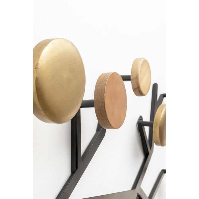 Kare Design Bubble Tree Wand Kapstok - 40cm - bruin