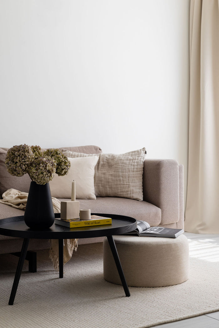 noo.ma FOLK Poef - Cream Beige