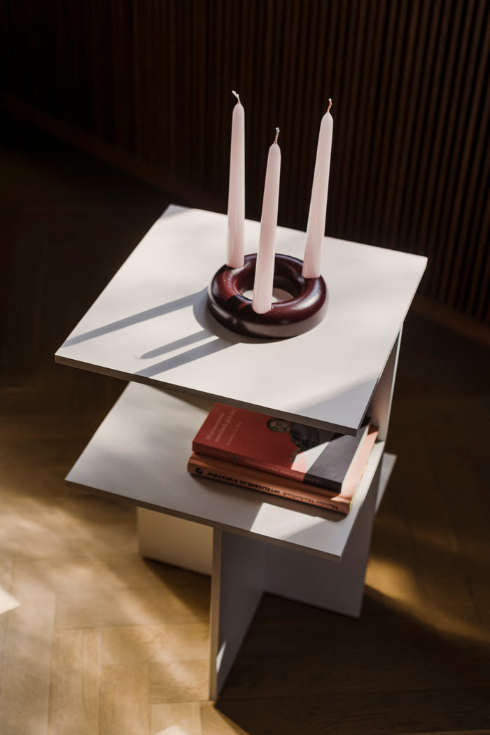 noo.ma ATIK Bijzettafel - Almond Grey