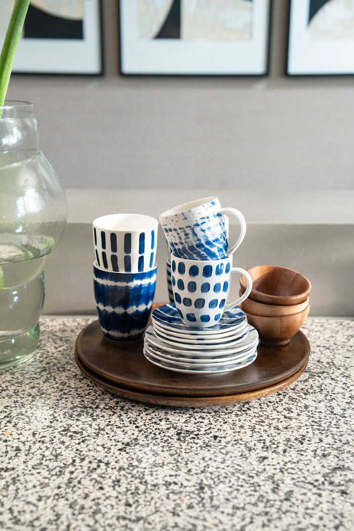 vtwonen Mok met oor - Mokken - Kopjes - Serviesset van 4 - 275ml