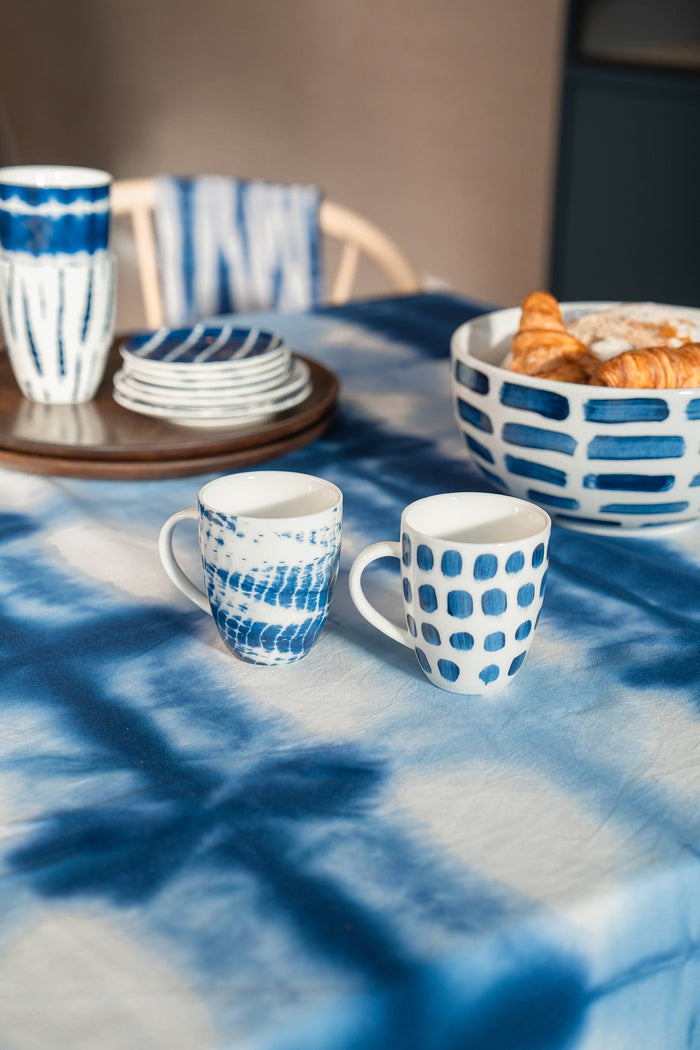 vtwonen Mok met oor - Mokken - Kopjes - Serviesset van 4 - 275ml