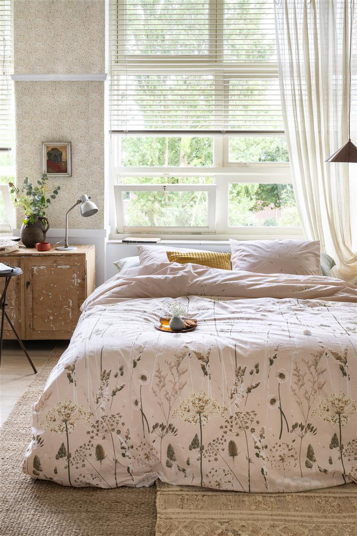 Ariadne at Home Wind  dekbedovertrek - 200x200|220 - Zacht Roze