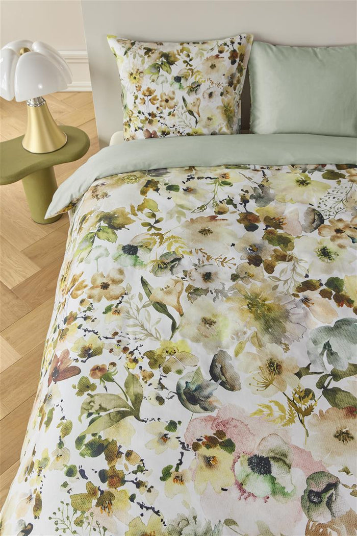 Kardol Aquitaine  dekbedovertrek - 200x200|220 - Groen