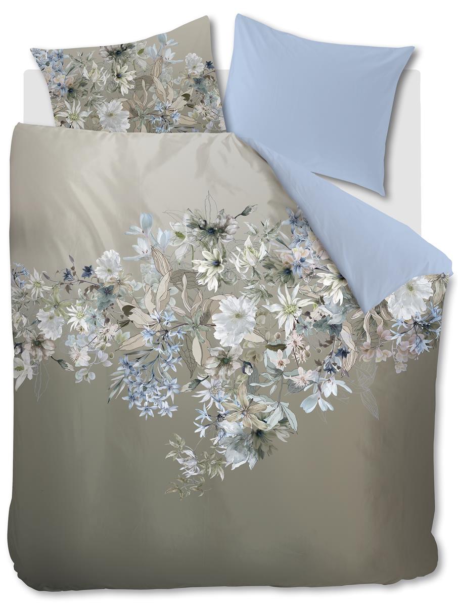 Kardol Saffron  dekbedovertrek - 260x200|220 - Blauw Grijs