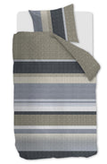 Beddinghouse Jorren  dekbedovertrek - 140x200|220 - Blauw Grijs