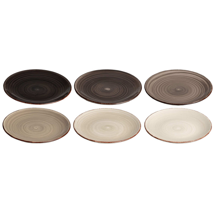 Studio Tavola Ontbijtborden | Dessertborden Vintage Loft ø 19 cm - 6 stuks
