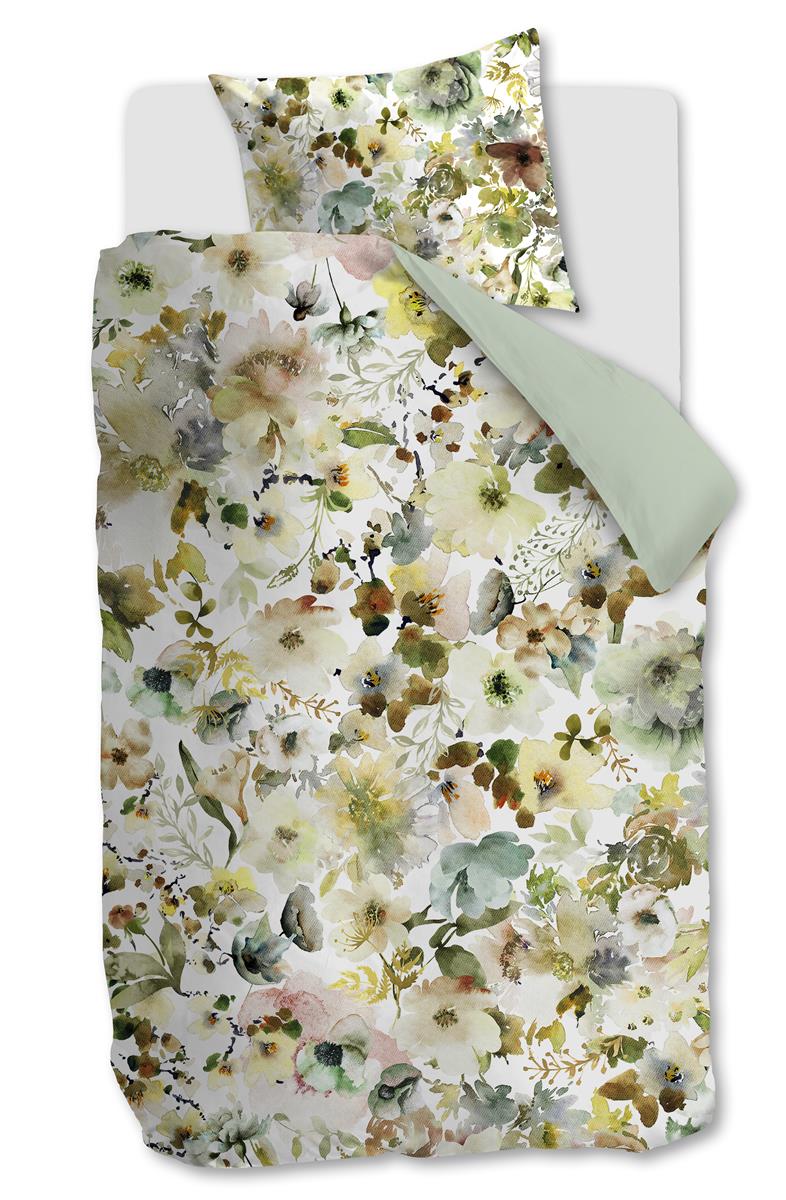 Kardol Aquitaine  dekbedovertrek - 140x200|220 - Groen