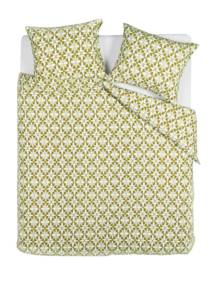 Beddinghouse Mae  dekbedovertrek - 240x200|220 - Groen