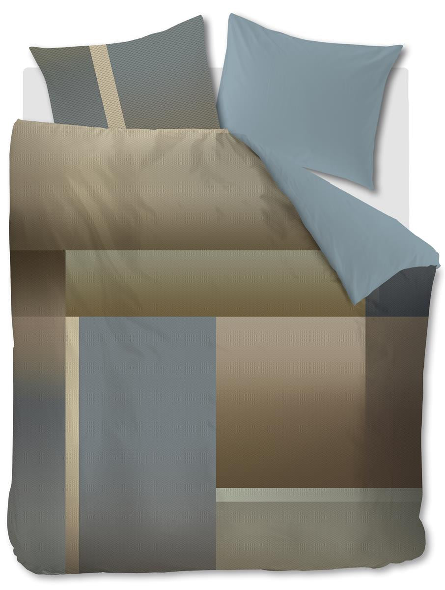 Kardol Sloane Square  dekbedovertrek - 240x200|220 - Blauw Grijs