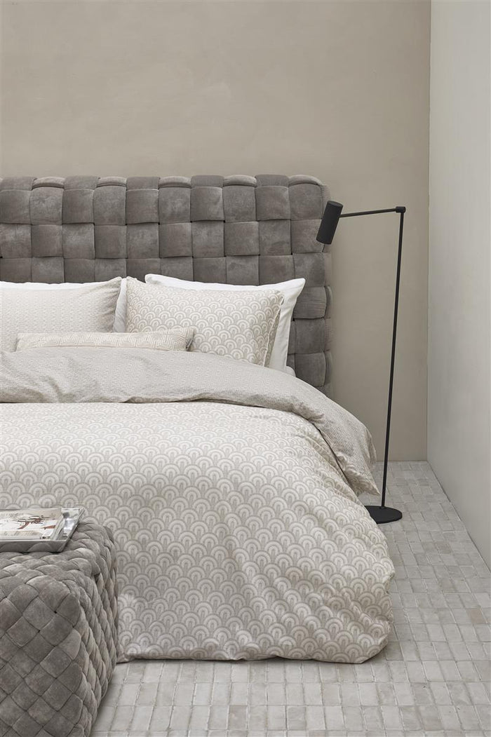 Riviera Maison Arched  dekbedovertrek - 260x200|220 - Zand