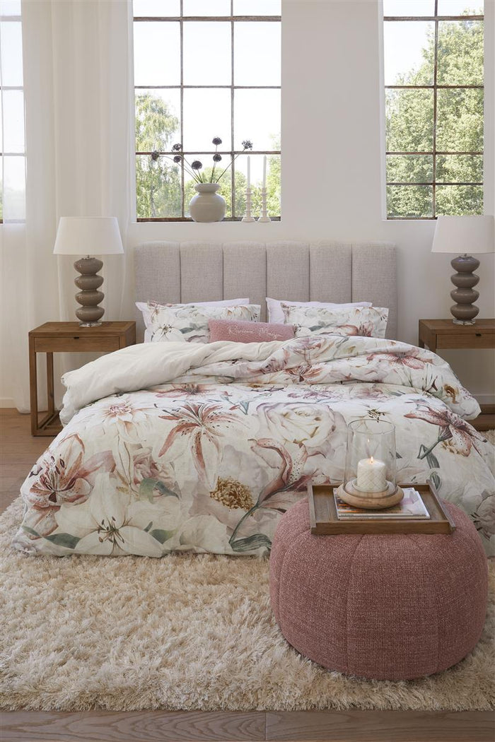 Riviera Maison Lily Love  dekbedovertrek - 260x200|220 - Roze