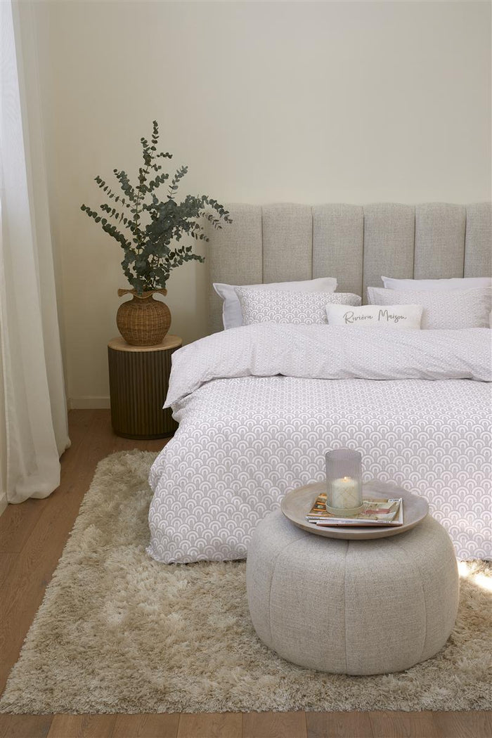 Riviera Maison Arched  dekbedovertrek - 260x200|220 - Zacht Roze