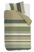 Beddinghouse Jorren  dekbedovertrek - 140x200|220 - Olijfgroen