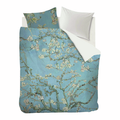 Beddinghouse x Van Gogh Museum Almond Blossom Dekbedovertrek 200 x 200|220 cm - Blauw