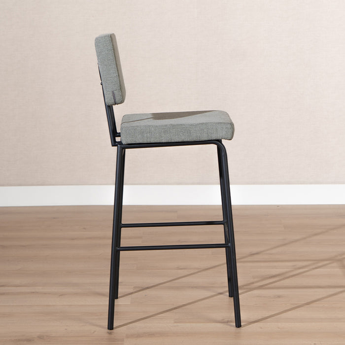 Bronx71 Scandinavische barkruk Espen groen gerecyclede stof 64-77 cm