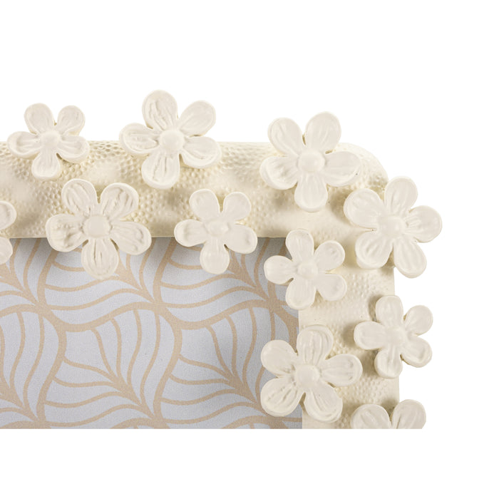 Filly - Beige harsfotolijst met bloemen