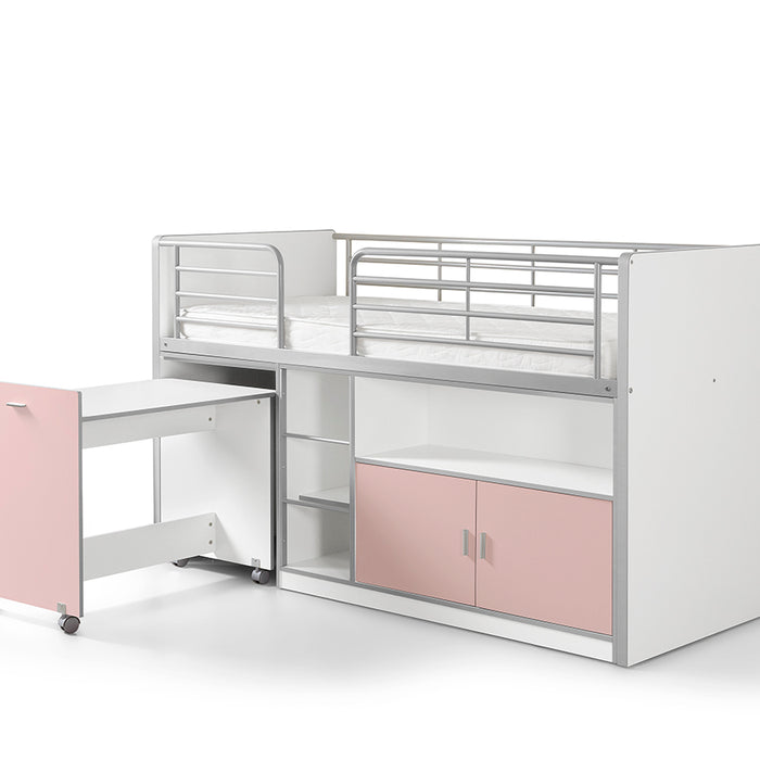 LUCEVI - Bonny 91 Halfhoogslaper 90x200cm - Lichtroze